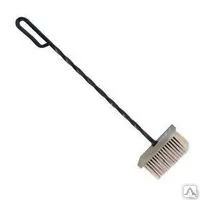 Щетка с кованой ручкой (М) ковка дл. 63 см/ш.18 см, КН-022