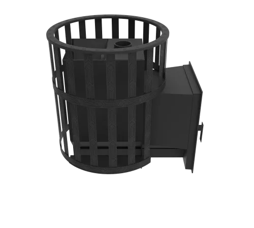 Печь банная " Викинг " 15 Д - 1 со стеклом 320х320, сетка фото 4