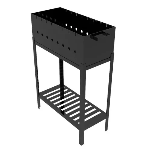 Мангал " Мангалыч " разборный,  3 мм, УМК