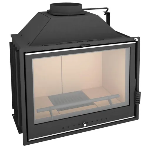 Каминная топка ЭЛЬБА 700Ш - шибер ( Сталь )