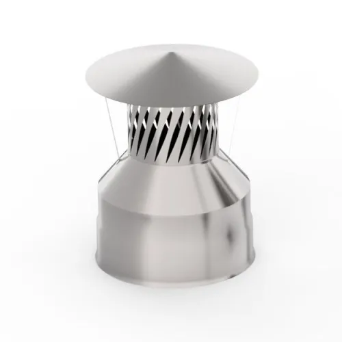 Оголовок 140/200 с искрогасителем нерж/оц  0,5 мм  0,5 мм