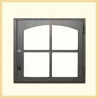 Дверь для камина ДЕ424 - 1К (сталь)