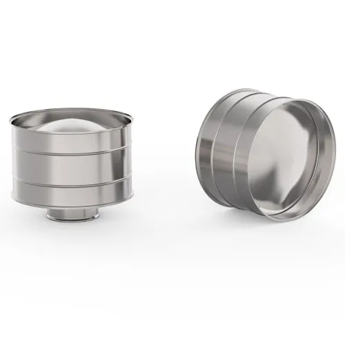 Зонт с  дефлектором  115   нержавейка  0,5 мм