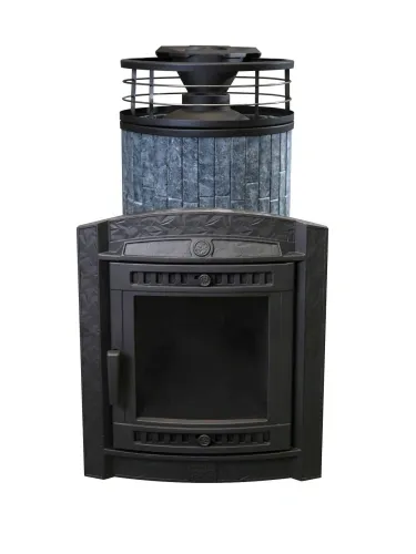 Печь банная "Атмосфера L" Талькохлорит ламель+сетка С ТОННЕЛЕМ ПроМеталл фото 8