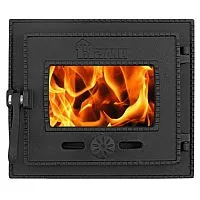 Дверь для камина ДТГ - 3БС " КАМИ " ( РУБЦОВСК ) 315*270*124 ( 250*210 ) (чугун)