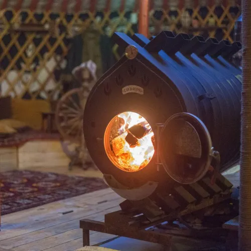 Печь отопительная БВ 720, с заслонкой, d 150 мм фото 2