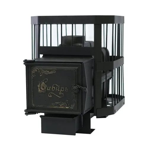 Печь банная ЧУГУННАЯ " Сибирь - 15 "  (сетка)