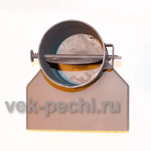 Переходник прямоугольный с шибером ВЕРТИКАЛЬНЫЙ для котлов Сибирь фото 2 Переходник прямоугольный с шибером ВЕРТИКАЛЬНЫЙ для котлов Сибирь фото 2