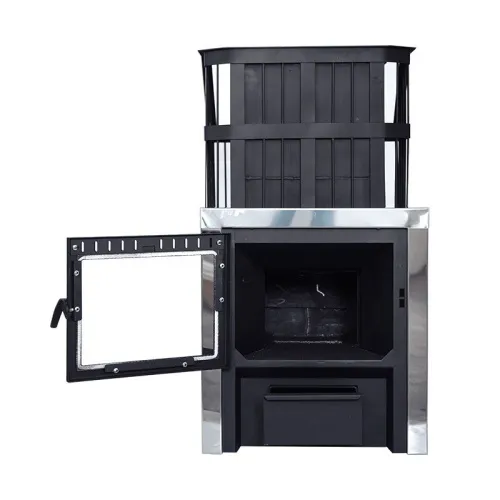 Печь банная Сибирь 20 сетка, со СТЕКЛОМ, Закрытая каменка, сталь 6 мм фото 4