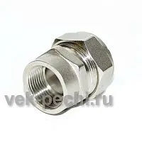 Муфта переходник 20 - 15  ( 20*1/2 ) (20шт/уп)         Lavita V/S (F) 20*1/2 HP Никель