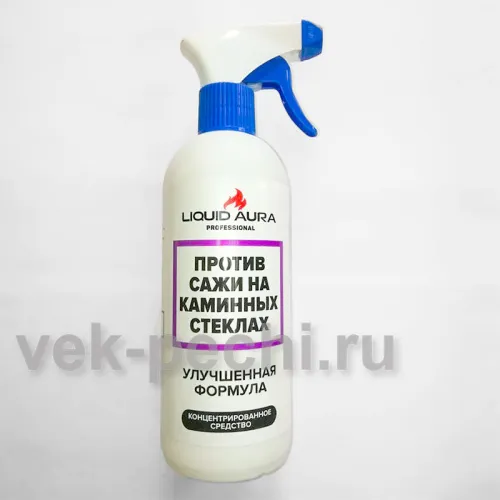 Средство для чистки каминных стекол AURA против сажи (500 мл)