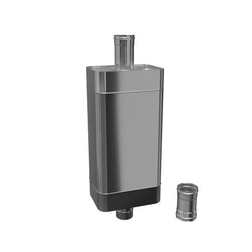 Бак на трубе "Эльтон"  56л прямоугольный 115 ( AISI 201/1.0) Феррум (в компл. труба 0,25 м М/М)
