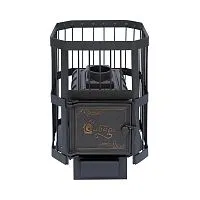 Печь банная ЧУГУННАЯ " Сибирь - 15 " БЕЗ ВЫНОСНОЙ ТОПКИ (сетка)