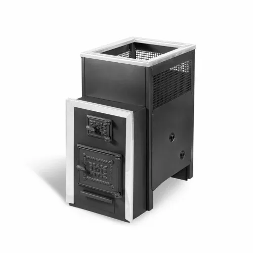 Печь банная 8-6 мм Радуга 30 с теплообменником из нерж. стали Пр/Лев