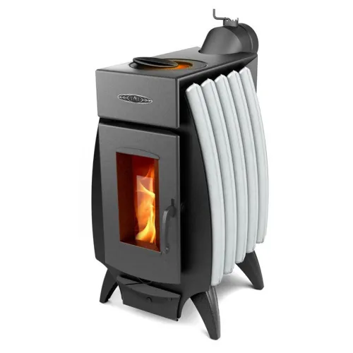 Печь отопительно-варочная со стеклом Огонь-батарея 5 со стеклом