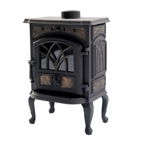 Печь отопительная чугунная " Сибирь 7 " со стеклом  фото 5