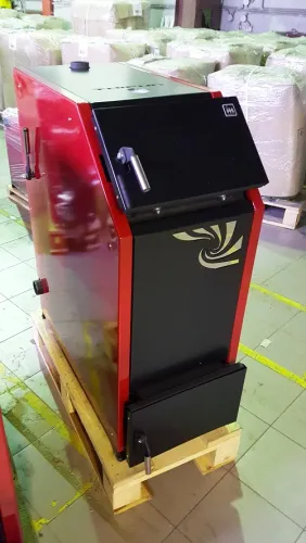 Котел отопительный Тайфун 42 кВт (переходник на трубу+регулятор тяги в комплекте) фото 6