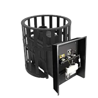 Печь банная чугунная " Воевода " 20 ГАЗ  (Сетка) горелка в комплекте