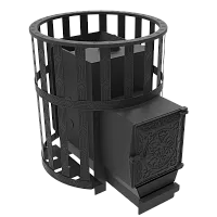 Печь банная " Викинг " 15 ДТ - 4 ( сетка )