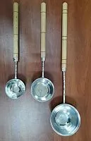 Черпак 0,5 л ( нерж ) , ручка бук, Pro, КС