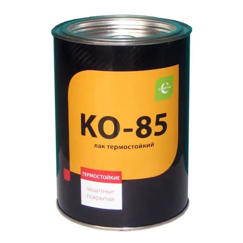 Лак ж/б 0,7 кг термостойкий бесцветный КО-85