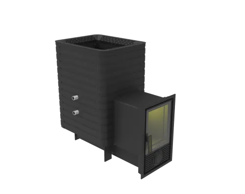 Печь банная " Фаворит " 24 Д - 2 со стеклом 230х270 ( под бак 35 л или теплообменник ) фото 3