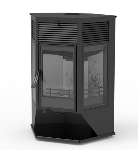 Печь камин Березка Hors - 13 ( Хорс ) Black Stove ( сталь + чугун ) фото 4 Печь камин Березка Hors - 13 ( Хорс ) Black Stove ( сталь + чугун ) фото 4