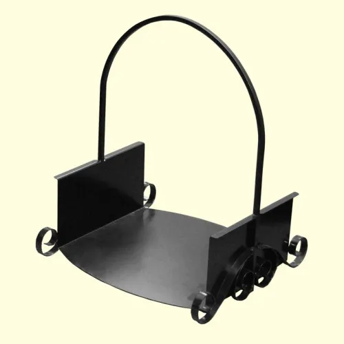 Дровница ДРА 12 ч  цвет черный витая ручка