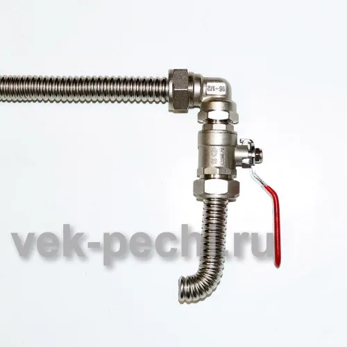 Кран шаровый рычаг 20 (60шт/уп)         Lavita P*ML (C) 20*3/4 Никель фото 2