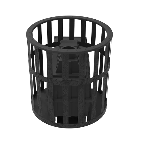 Печь банная чугунная " Воевода " 20 ГАЗ  (Сетка) горелка в комплекте фото 2