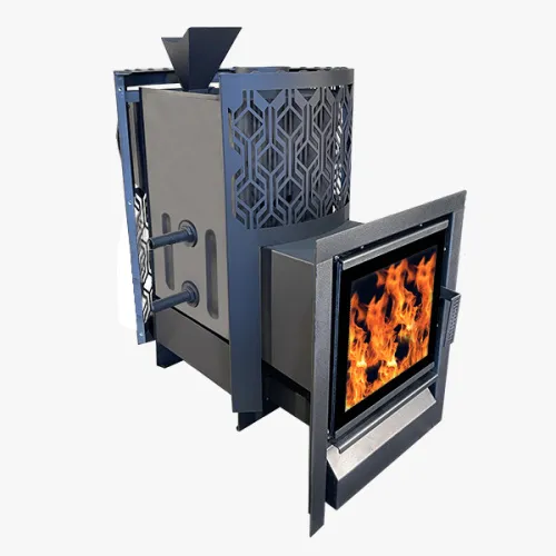 Печь банная " Народная " 26 нерж. AISI 430  со стеклом каминным ( сетка разборная ) ЗАКРЫТАЯ КАМЕНКА фото 8