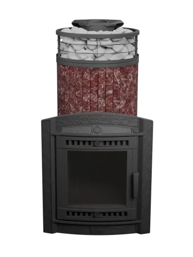 Печь банная "Атмосфера XL" Россо Леванто ламель+сетка ПроМеталл