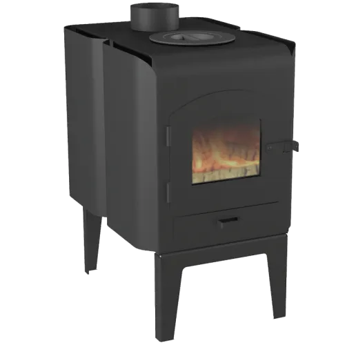 Печь отопительная " ГНОМ 3 " со стеклом (распродажа)