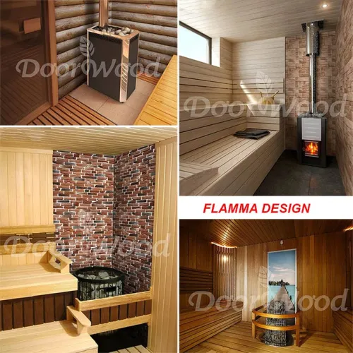 Огнезащитная плита "Фламма Design" с сюжетом "ПАЛЕРМО 095"  1200*610*9 мм фото 2