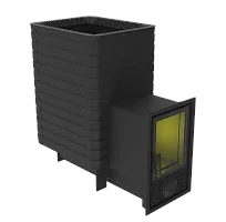 Печь банная " Фаворит " 24 Д - 2 со стеклом 230х270 ( под бак 35 л или теплообменник )