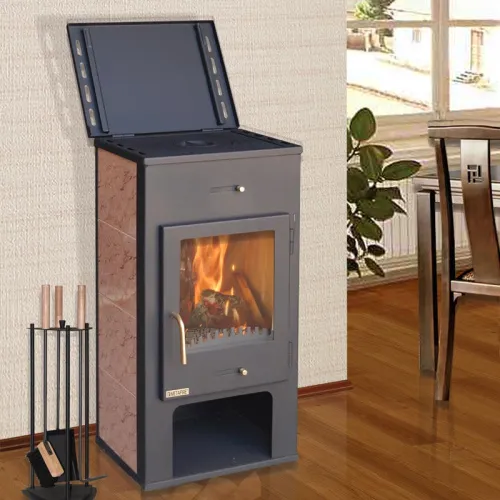 Печь - камин " Нарва с плитой " 