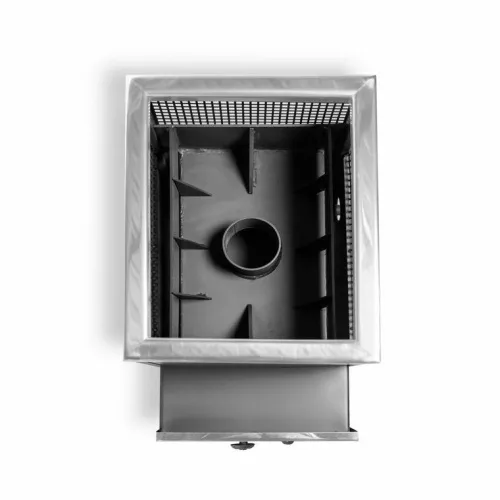 Печь банная 8-6 мм Радуга 30 с теплообменником из нерж. стали Пр/Лев фото 2