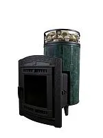 Печь банная "Атмосфера L" Верде Гватемала ламель+сетка ПроМеталл