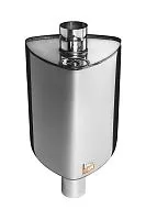 Бак на трубе "Каспий" 51л треугольный 115 (AISI 201/1.0) Феррум (в компл. труба 0,25 м М/М)