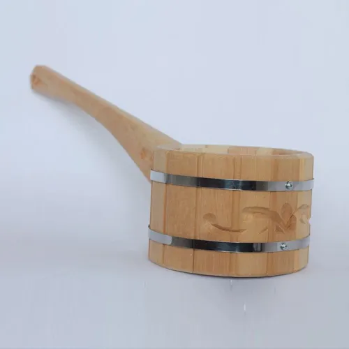 Ковш 0,7 л ( кедр ) фото 3