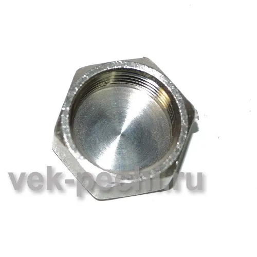 Заглушка внутрен. резьба латунь никелиров. Lavita FC 3/4 (500шт.уп.) фото 2