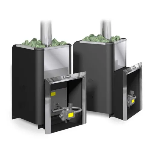 Печь банная газо - дровяная Уралочка 16 Н (2016) Ермак 