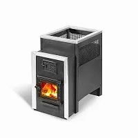 Печь банная 6 мм Радуга 21 Б со СТЕКЛОМ под навесной бак (отдельно)