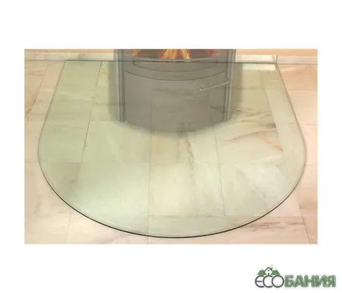 Термозакаленная панель под печь № 4 1100*850*6 мм полукруг