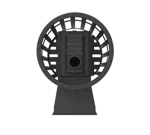 Печь банная чугунная  " Воевода " 20 Д - 1 со СТЕКЛОМ 320х320, сетка фото 5