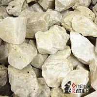 Камень Кварцит серый колотый 20 кг 