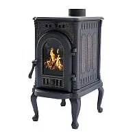 Печь отопительная чугунная " Сибирь 6 " со стеклом 