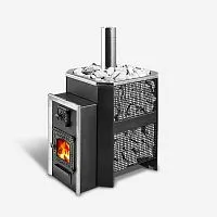 Печь банная 6 мм "Радуга" 33 со СТЕКЛОМ, Сетка