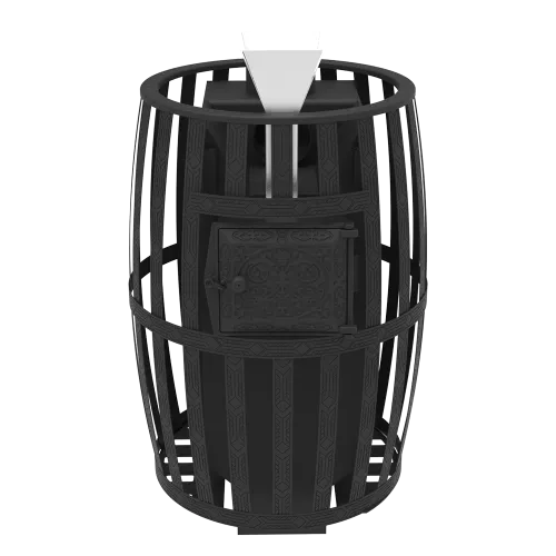 Печь банная " Витязь " 28 ДТ - 4 ( d 150 ) ( сетка ) ЗАКРЫТАЯ КАМЕНКА фото 2