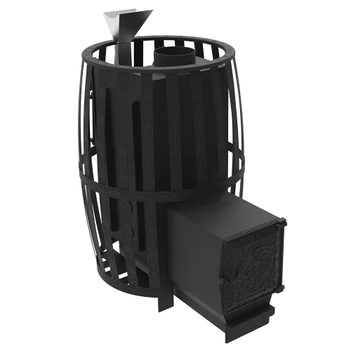 Печь банная " Витязь " 18 ДТ - 4 d 130 ( сетка ) ЗАКРЫТАЯ КАМЕНКА